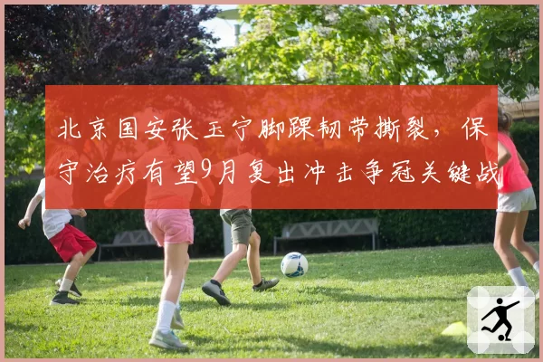 北京国安张玉宁脚踝韧带撕裂，保守治疗有望9月复出冲击争冠关键战